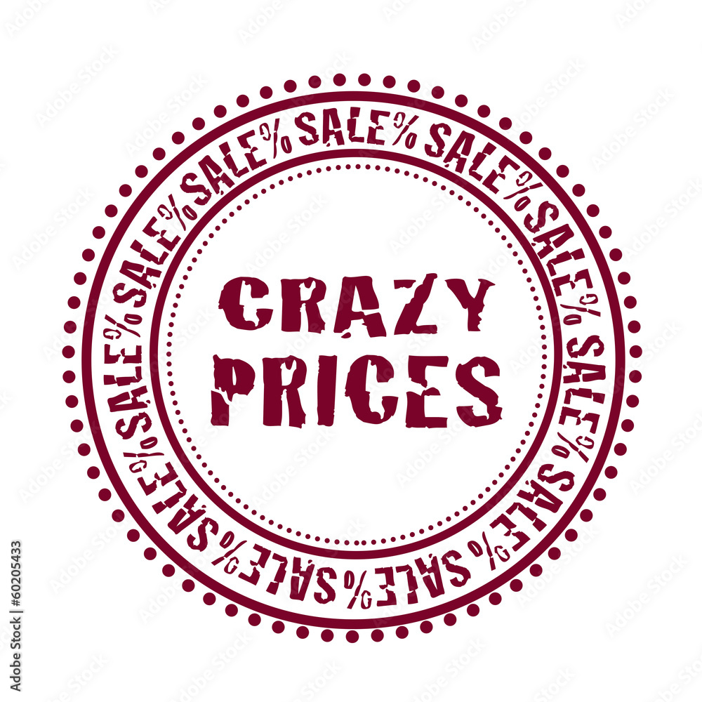 Crazy Prices-stamp