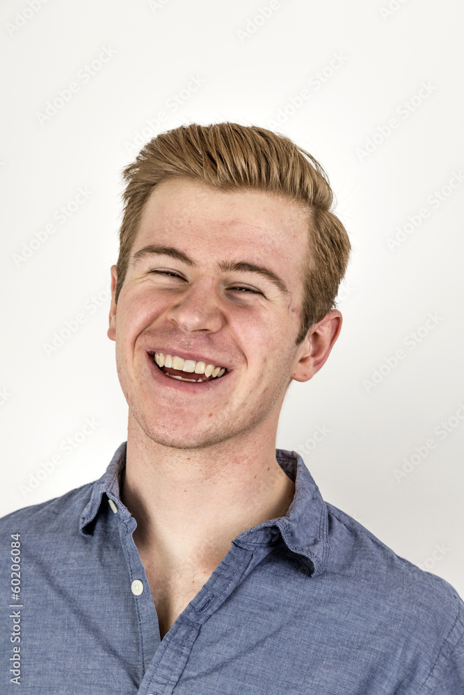 cool boy with red hair posing in studio cool boy with red hair posing in studio