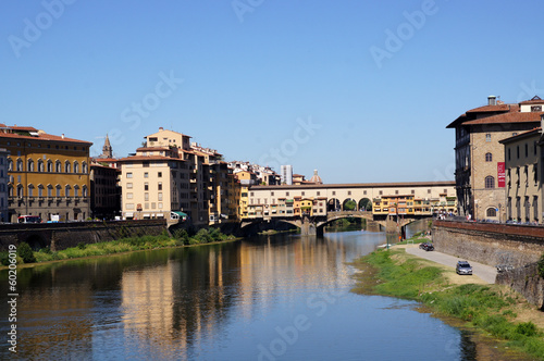 Ponte Vecchio sur le fleuve Arno à Florence