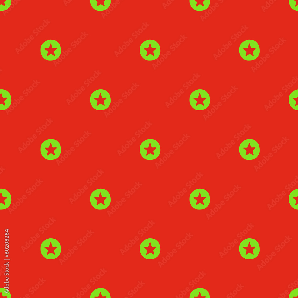 Vector pattern made with little stars and dots