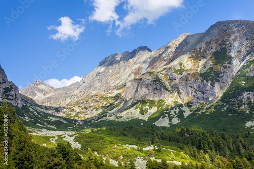 Beautiful trail in the Tatra Mountains
