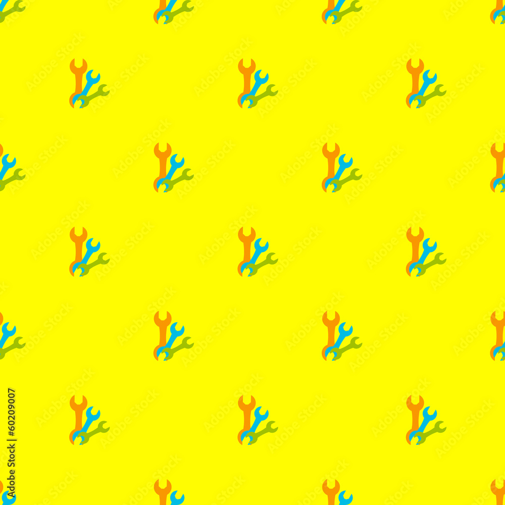 Garage set of tools vector pattern Garage set of tools vector pattern