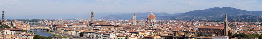 Vue générale de la ville de Florence