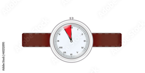 silver watch