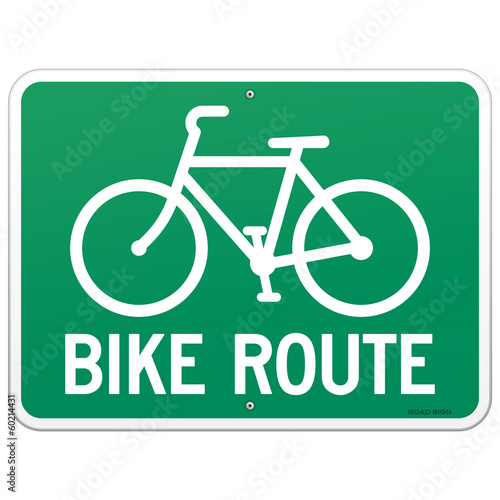 Bicycle Route Sign