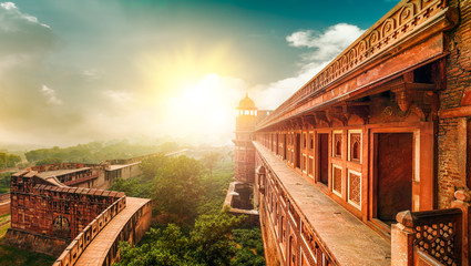 Wandcirkels India Agra Fort in Uttar Pradesh  © photoff