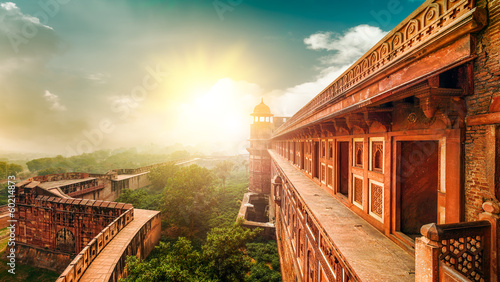 Canvas-taulu Agra Fort. Agra, Uttar Pradesh, India, Asia.