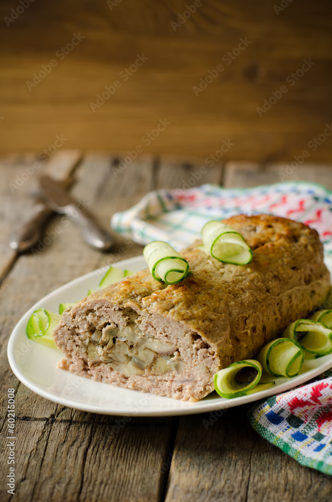 meatloaf with mushrooms meatloaf with mushrooms