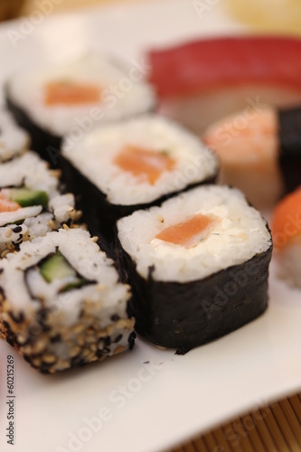 Détail de sushi