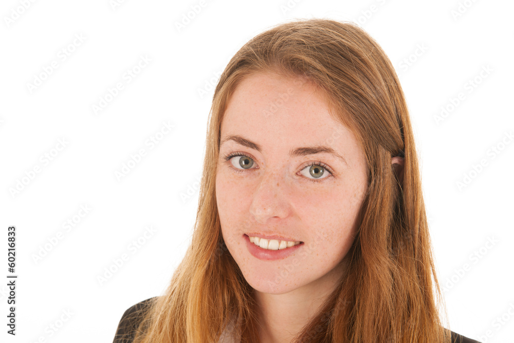 Portrait blond girl Portrait blond girl