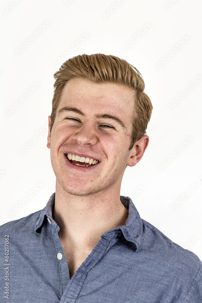 cool boy with red hair posing in studio cool boy with red hair posing in studio