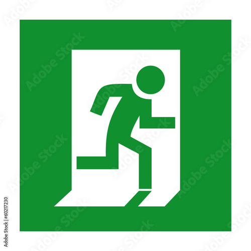 Emergency exit sign