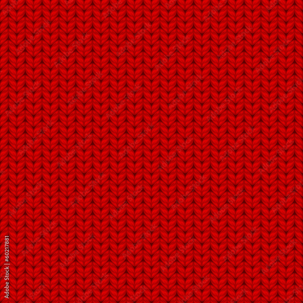 Red seamless knitted texture Red seamless knitted texture
