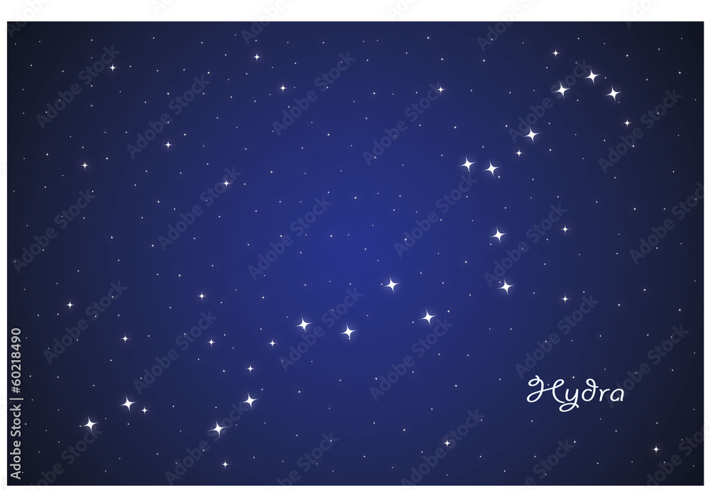 Obraz premium Constellation Hydra