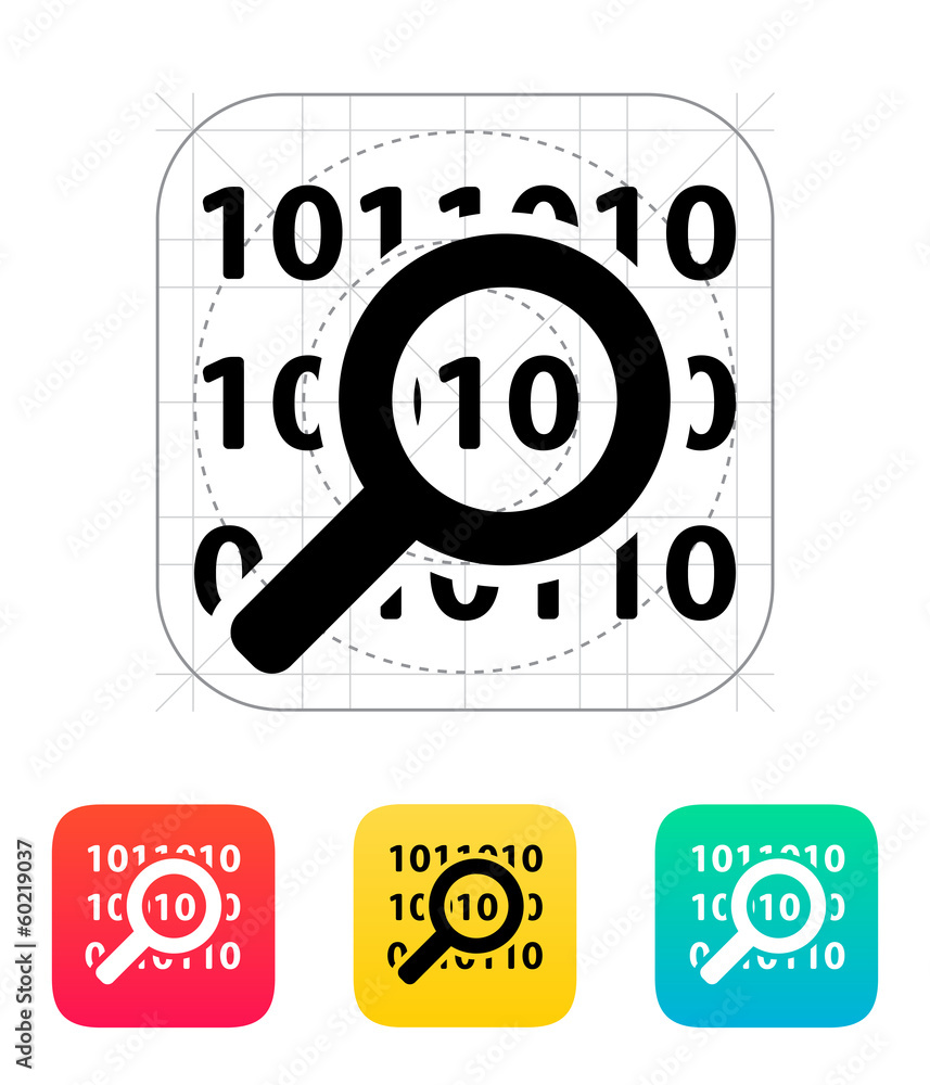 Security search icon. Security search icon.