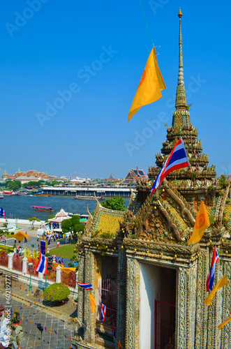 Flags on Bangkok photo