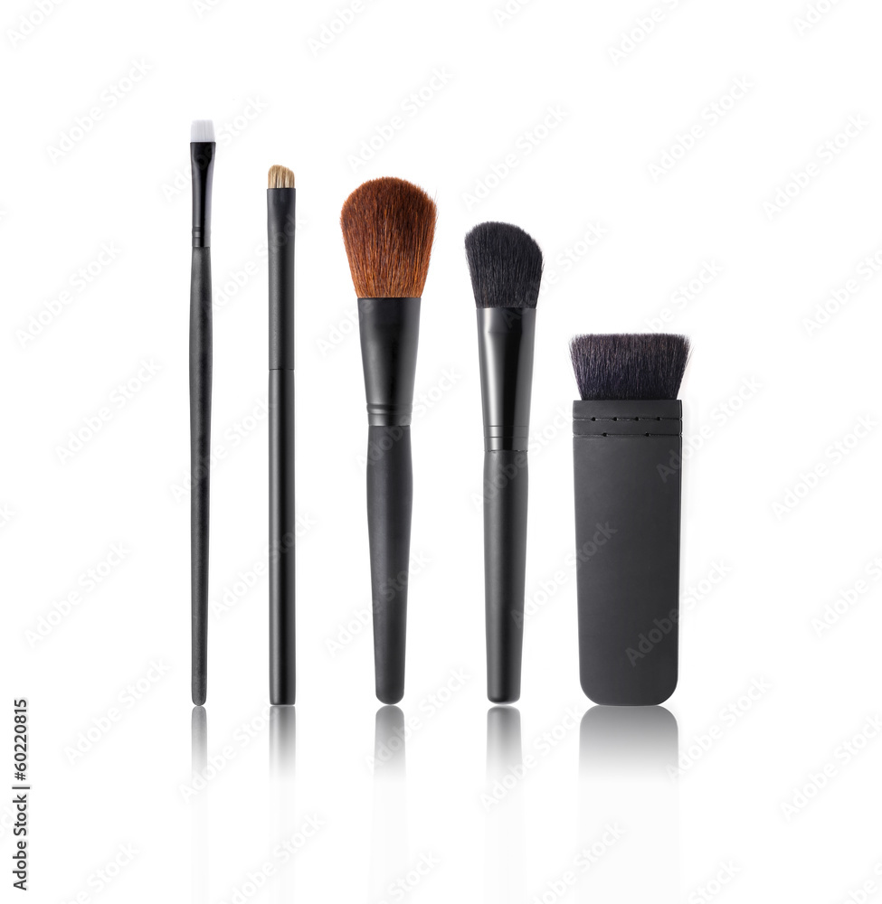 Various makeup brushes Various makeup brushes