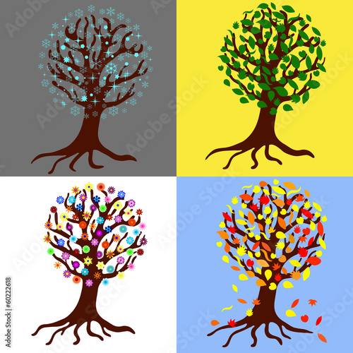 seasons trees
