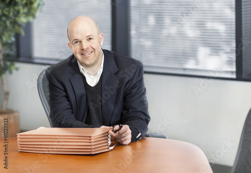 College Professor or business professional in his office photo