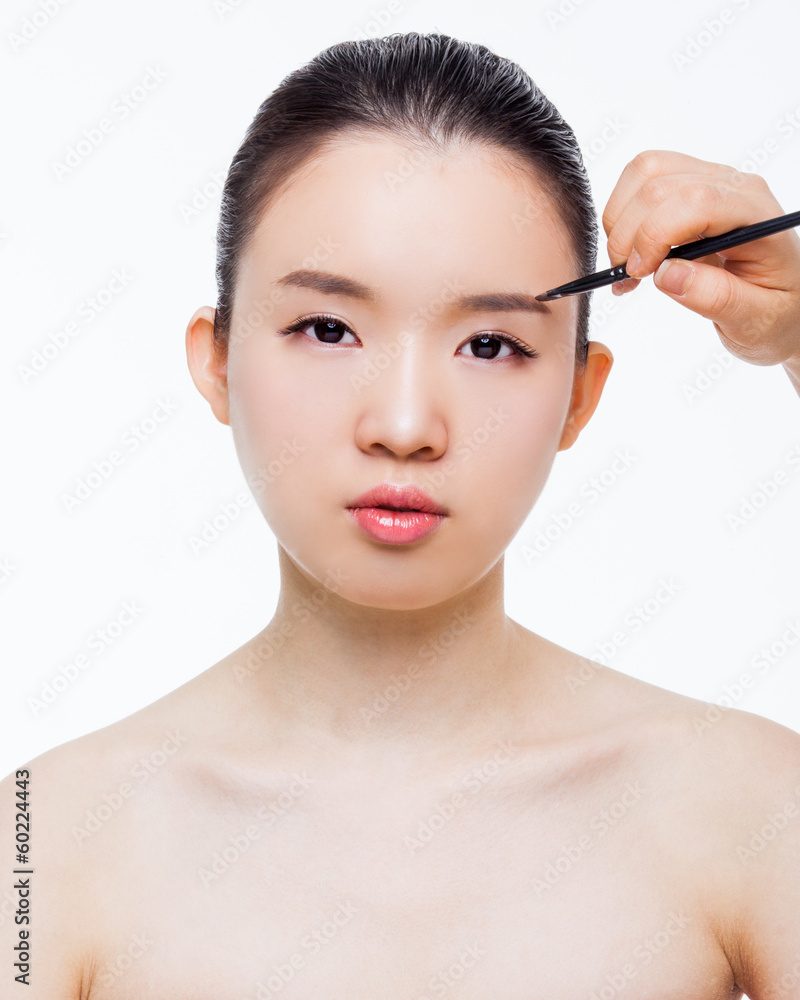 Asian woman beauty shot.
