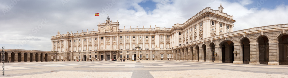 Panoramic view of Royal Palace of Madrid