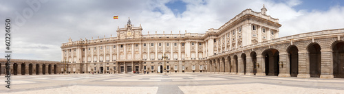Panoramic view of Royal Palace of Madrid