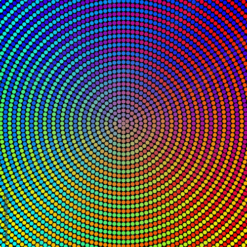 Colorful Circles Background