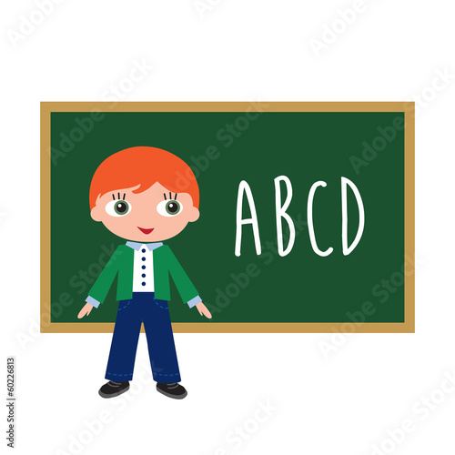 the boy in her school class