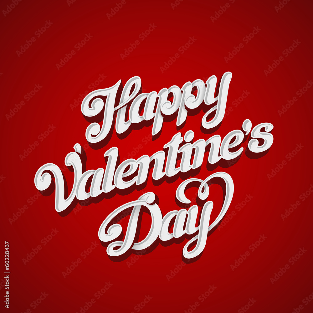 Valentines Day Vector design greeting card template