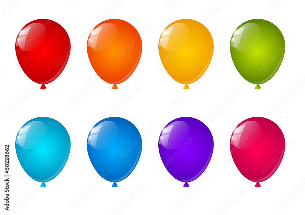 Set of color air balloons Set of color air balloons