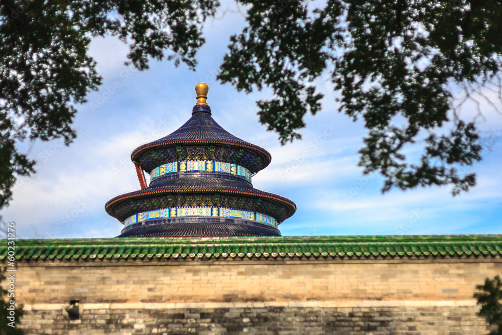 custom made wallpaper toronto digitalTemple of Heaven view from garden