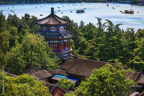 Aerial View of Beautiful Summer Palace