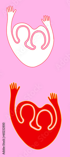 love heart valentine illustration