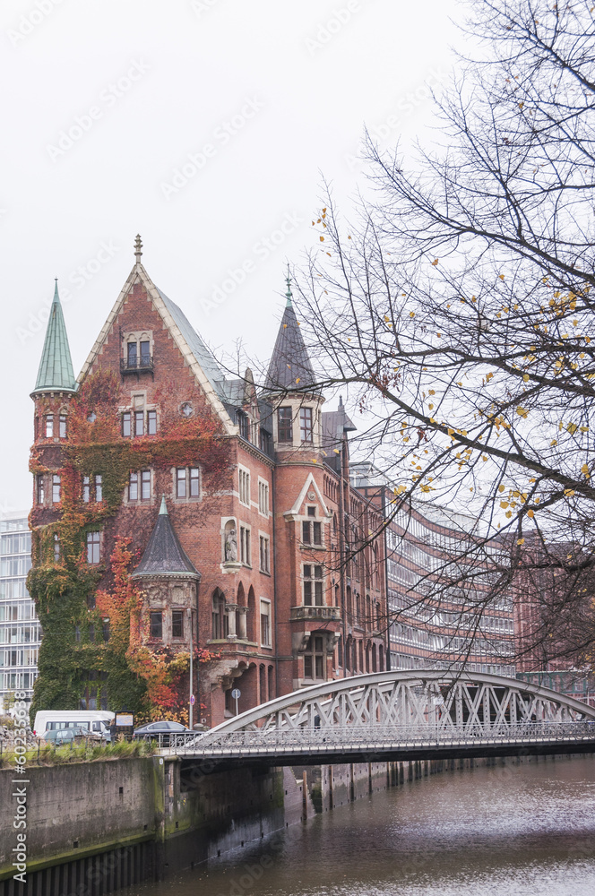 Hamburg, Speicherstadt, historische Altstadt, Deutschland
