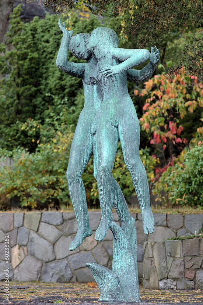 The Sisters sculpture in Millesgarden sculpture garden The Sisters sculpture in Millesgarden sculpture garden