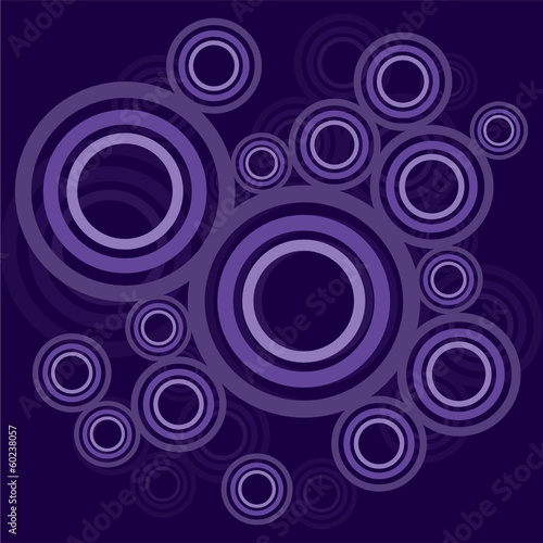 Hintergrund Dekor Kreise mehrfarbig retro