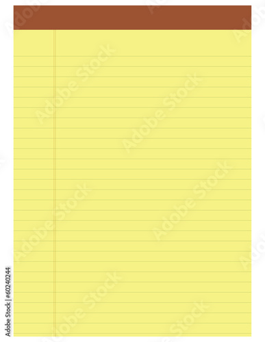 Yellow notepad
