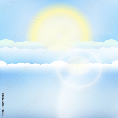 Fototapeta Naklejka Na Ścianę i Meble -  sun and clouds