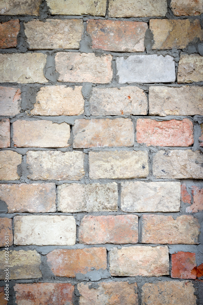 Fototapeta premium Background texture of a brick wall