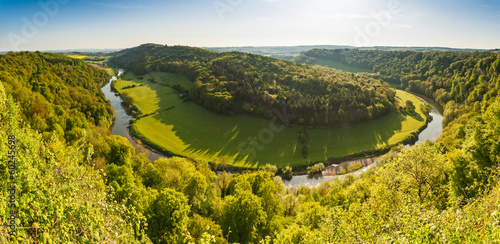 Idyllic landscape, River Wye