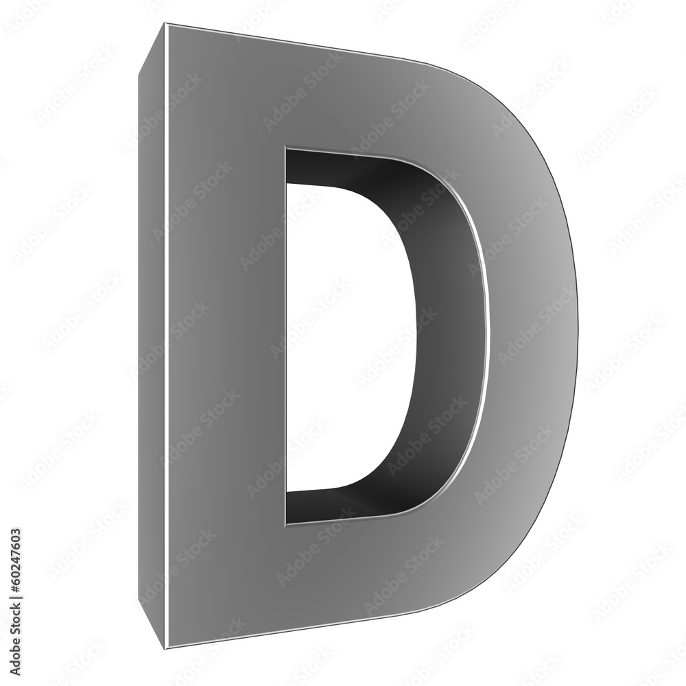 3d letter collection - D 3d letter collection - D