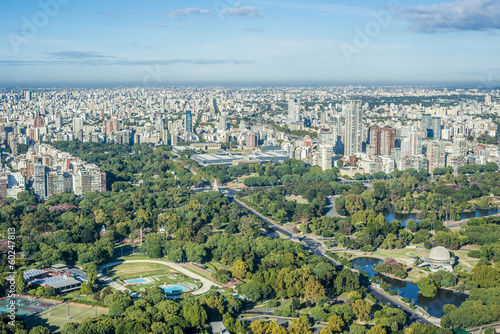 Palermo gardens in Buenos Aires, Argentina. photo