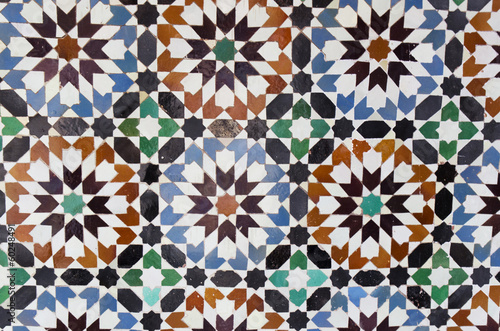 Canvas Print mosaïque maroc