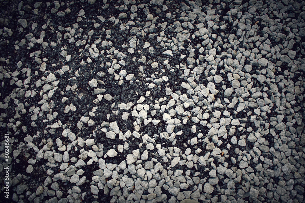 Mixture of asphalt and gravel Mixture of asphalt and gravel