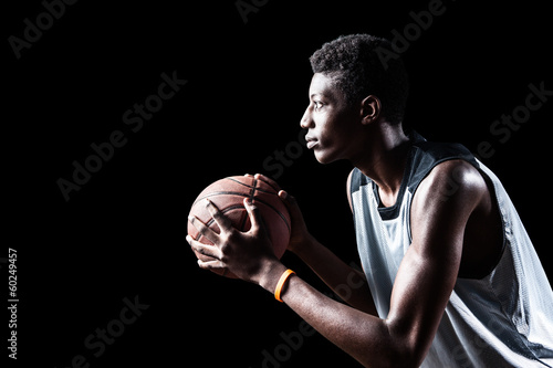 Obraz na płótnie Basketball player w salonie