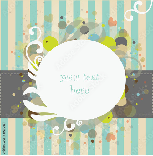 Retro styled background