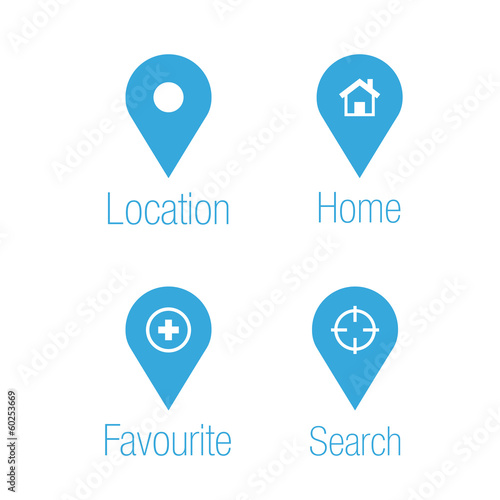 Location and destination icons Free Download Location and destination icons - GFXLoad