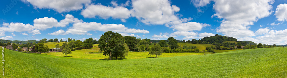 Idyllic rural landscape, Cotswolds UK Idyllic rural landscape, Cotswolds UK
