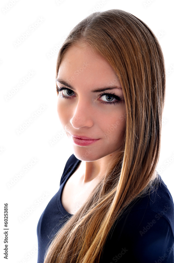 Portrait of an attractive girl Portrait of an attractive girl
