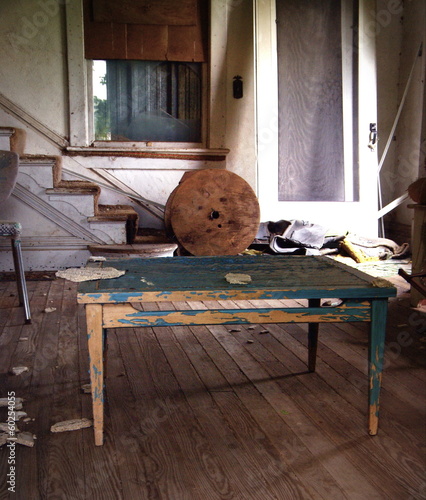 Abandoned Interior Living Room